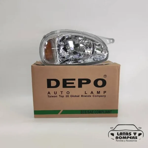 Farola Cristal Chevrolet Corsa Modelo 2000 al 2006 - Marca Depo