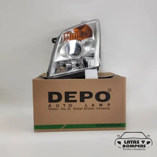 Farola con ojo de ángel Chevrolet Dmax Modelo 2009 al 2013 - Marca Depo