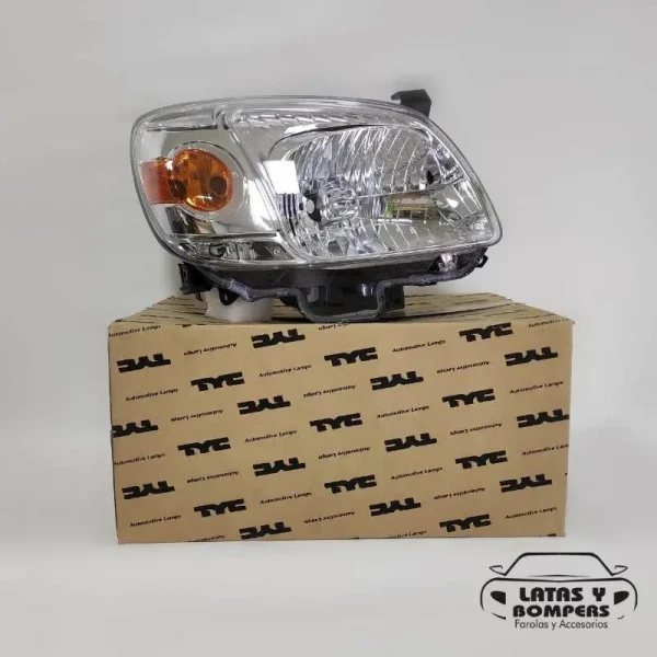 Farola Mazda BT-50 Cromada Manual Modelo 2008 al 2015 - Marca TYC
